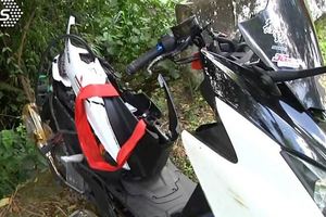 上個月領駕照18歲騎士過彎壓車摔破頭