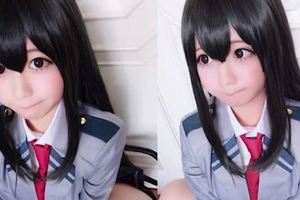 我的英雄學院真人版5美cosplay,八百萬身材吹爆，梅雨醬簡直萌出血