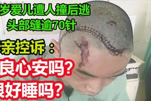司機逆行肇禍撞後逃，傷者母親控訴，撞我兒不顧你良心安嗎?很好睡嗎？