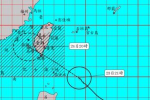 白鹿陸警戒擴大 陸上9縣市注意