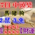 5月27日馬、豬、狗、虎、鼠、兔！中頭獎！請留言16838889【財運大發】