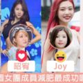 韓國女團減肥血淚史！5個女明星超勵志減肥過程，前後對比差超大～