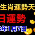 十二生肖運勢天天看，今日運勢：2018年1月7日