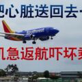 「要把心髒送回去……」飛機急返航嚇壞乘客