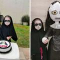 3歲女孩辦「鬼修女主題生日派對」　鬼修女娃娃、蛋糕照瘋傳：酷慘了