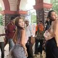 韓國女直播主印度街頭性感熱舞！路人圍觀猛盯　韓網：玩命
