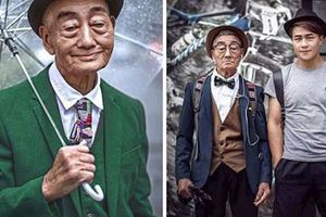 85歲老爺爺被孫子大改造後變身時尚潮人，但看到他原來的模樣時大家都脫口大喊「絕對不可能」！