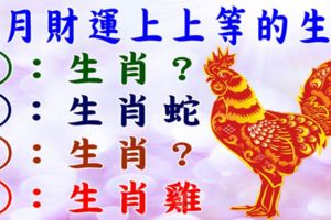 七月開始，這四大生肖財運上上等，錢財堆成小山~