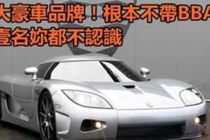 全球最貴10大豪車排行榜，BBA都是渣渣，第一名根本沒聽過