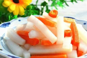 醃蘿蔔家常做法，不用鹽不用水，只需簡單3步，又香又脆超入味