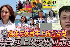 描述與死者車上扭打互罵被告庭上3度哽咽崩潰