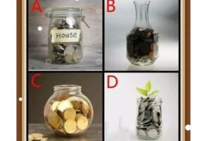 4個玻璃瓶你覺得哪個罐子裡的錢最多？測你對愛情的態度！！