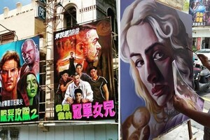 48年來堅持手繪！台南老戲院「僅存唯一國寶級畫師」　最新作「紅到登上BBC」被讚爆：最有溫度戲院