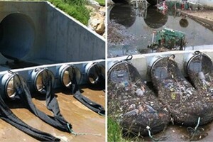 垃圾堵塞排水管道！澳洲政府出招「1張網擋370公斤垃圾」　網友讚爆：台灣也該學