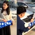 女車主拿到新車牌後，車牌號碼讓她害羞尷尬，都不想掛車牌了