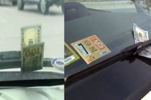 詐騙或劫車的最新手法！不能拿！上車後發現「雨刷夾鈔票」就算不是紅包袋...也別下車亂撿：看完你會驚驚