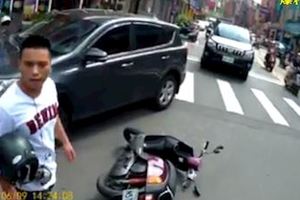 左轉車撞直行車，騎士還嗆「你沒看到綠燈嗎？」「林北混新竹的啦！」
