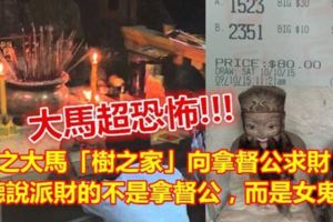 大馬「樹之家」向拿督公求財，聽說派財的不是拿督公..而是女鬼！