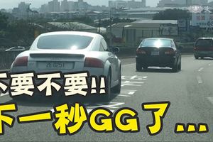「不要！不要！」三寶女駕駛硬切交流道下秒悲劇了（視頻）