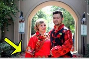 這位俄羅斯正妹喜嫁中國男子！但網友的焦點都在「新娘的下半身」看了都瞪大眼睛！