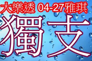 琪大樂透2018/04/27獨支版路公開加油