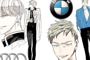 韓國繪師《汽車品牌擬人化》怎麼不知道這些車車這麼帥氣啊❤