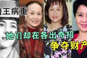 98歲賭王病重，各房太太明爭暗鬥爭奪家產！