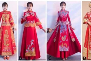 四件婚服，你最喜歡哪一件？測試你命中注定有多旺夫！很凖