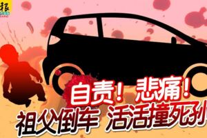 ◤家庭慘劇◢自責！悲痛！祖父倒車活活撞死孫女