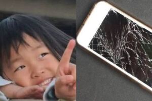 3歲女兒打碎了爸爸的手機，爸爸的做法，毀掉了女兒的一生！