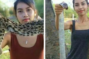 柬埔寨美女通過網路直播吃野生動物，引髮網友憤怒，結果被逮捕！