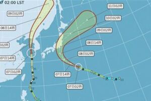 「玲玲」加速北上，「法西」撲向日本，吳德榮：又有颱風發展，中秋連假是否泡湯還需觀察！