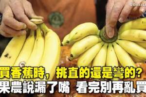 買香蕉時，挑直的還是彎的？老果農說漏了嘴，看完別再亂買了