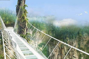 全球最高最長的玻璃橋，就在中國！簡直是用生命過橋！