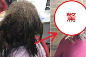 少女重度憂鬱「多年沒洗頭」好想剃光！！髮型師「拒絕幫她剪」而是耐心花13小時讓她重生！