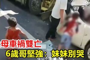 父母車禍雙亡6歲哥堅強：妹妹別哭