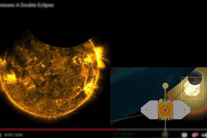 令人驚嘆！地球月球雙日食再現 史上第2次 !