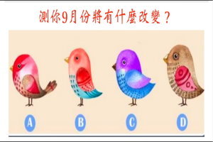 【神彩鳥占卜】直覺選一隻鳥，測你9月份將有什麼改變？ 