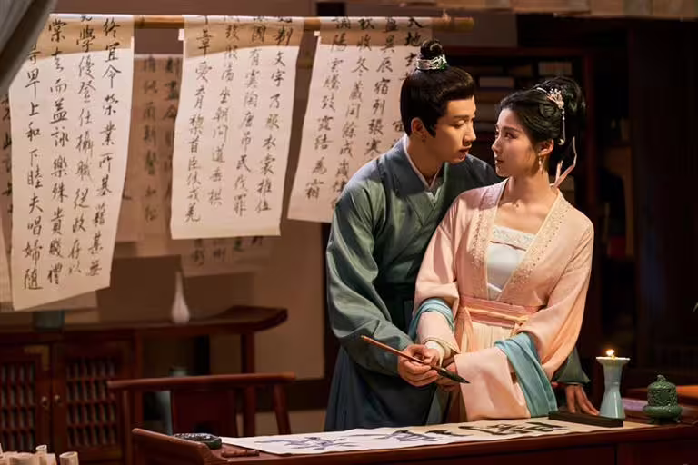 《榜上佳婿》王子奇（左）首搭盧昱曉碰出CP感。（圖／愛爾達電視提供）