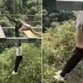 走高空吊橋突墜落！父撲空「只抓住衣服」崩潰痛哭　10歲童情況曝