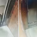 影／刀子滑落電梯縫　「中國大媽照搭」下場慘了
