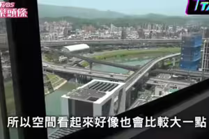 獨／名模教母百坪豪宅曝光！客廳能容60人 天際河景一次看夠
