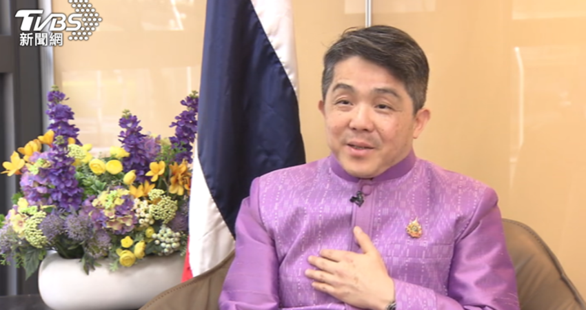 「泰」風趣！泰駐台代表接受TVBS專訪賀新年 談台泰相似之處