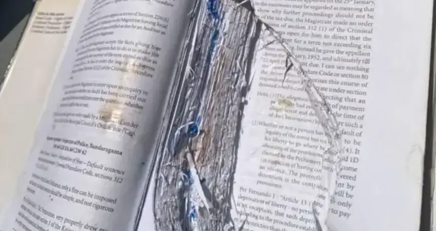 龍五是你？斯里蘭卡法庭兇殺 嫌犯挖書藏槍