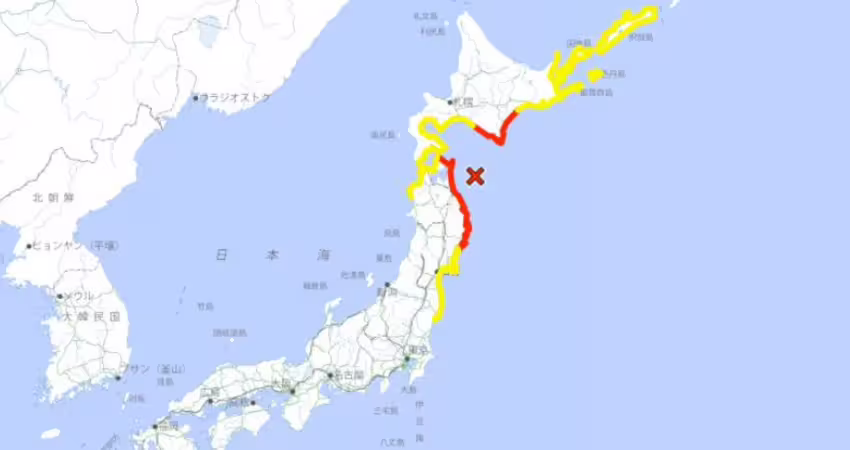日本7.5強震！氣象廳首度發布「北海道及三陸近海地震預警」　最壞估恐30萬人罹難
