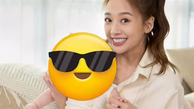 鬼鬼與混血女娃同框。(圖/翻攝自鬼鬼IG) 鬼鬼與混血女娃同框。(圖/翻攝自鬼鬼IG)