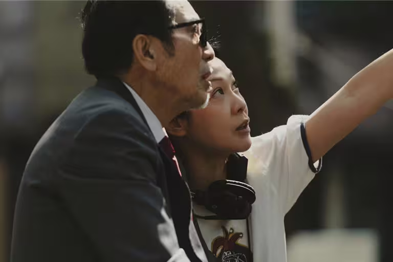 秦漢(左)大讚劉若英對戲理解深刻。(Netflix提供) 秦漢(左)大讚劉若英對戲理解深刻。(Netflix提供)