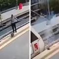 清潔火車時失誤　工人慘遭火球籠罩