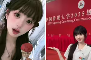 女大生顏值太高「被質疑有化妝」！「童年照片」曝光震驚網
