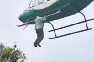 男子「徒手掛直升機」強行吊上天！淒慘下場曝光